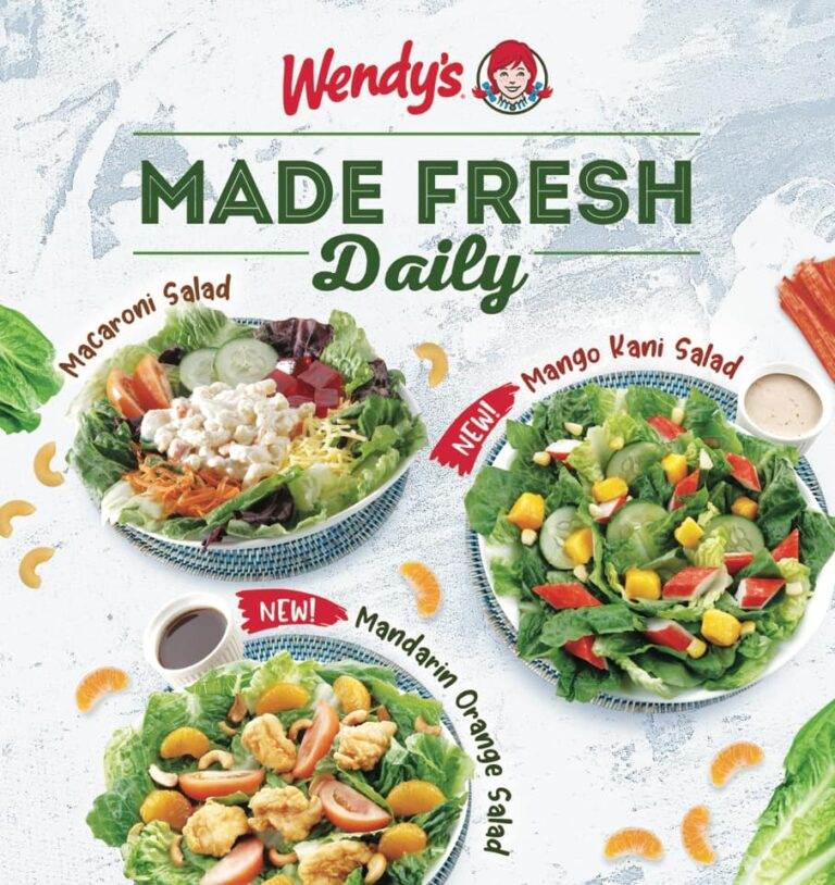 Wendy's Menu Prices Philippines July 2024 Updated