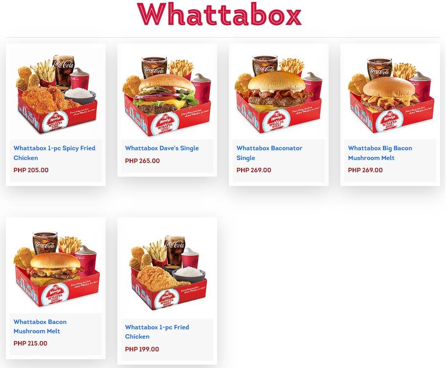 whattabox wendys menu