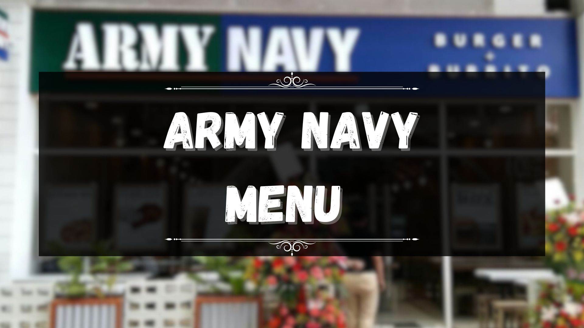 army navy menu philippines