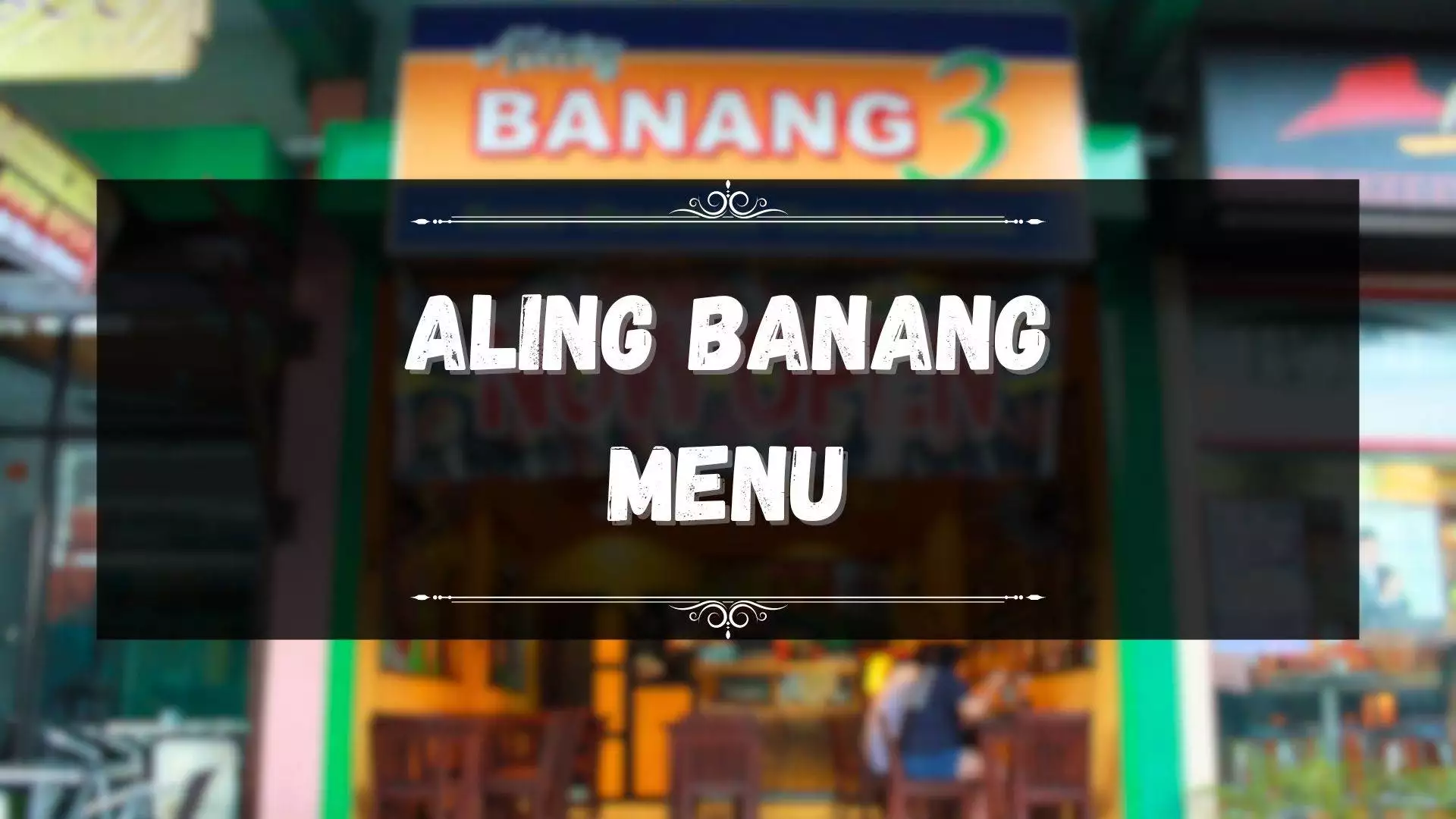 Aling Banang Menu Prices Philippines January 2024 Updated