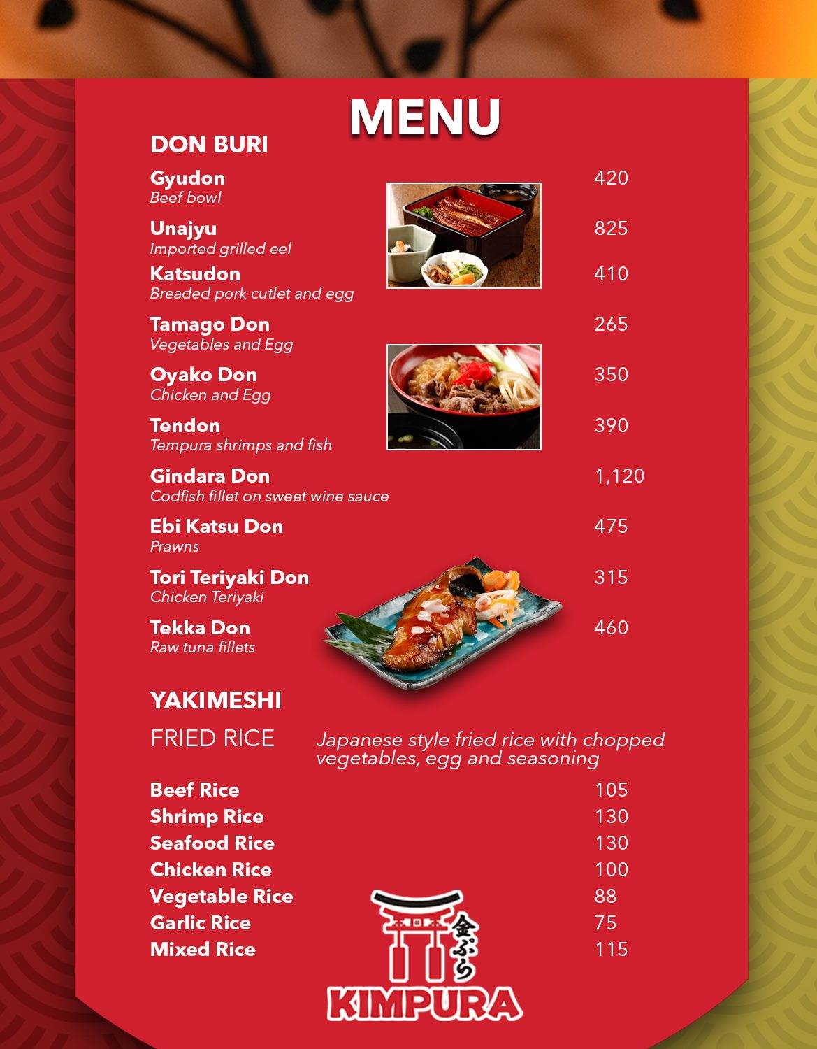 Kimpura Menu Prices Philippines November 2024 Updated