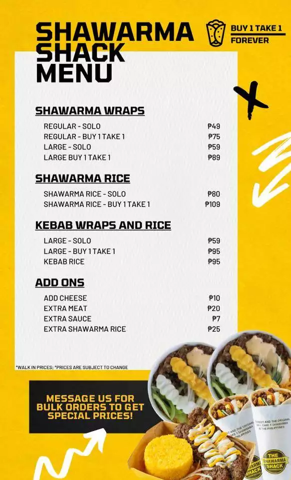 Shawarma Shack Menu Prices Philippines May 2024 Updated