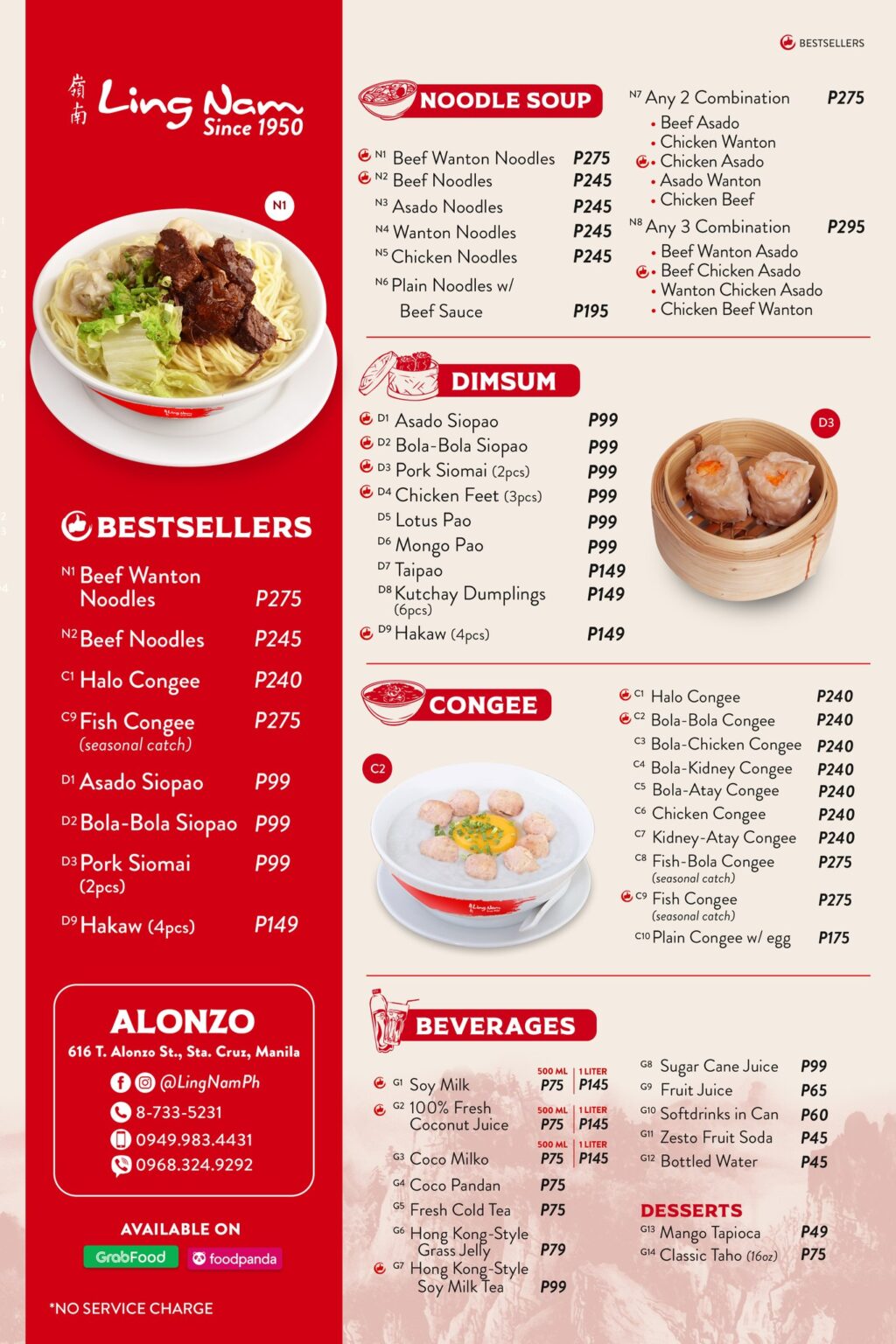 Ling Nam Menu Prices Philippines February 2025 Updated